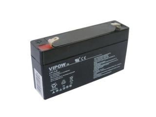 Batéria olovená 6V/1,3Ah VIPOW bezúdržbový akumulátor
