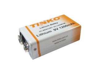 Batéria TINKO ER9 (6F22) 9V lithiová 1200mAh