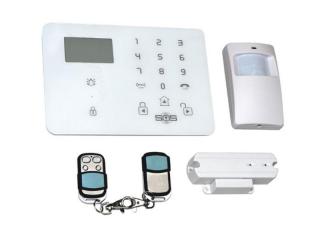 Bezdrôtový domový GSM alarm s GSM telefónom a SOS ...