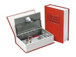 Bezpečnostná schránka - kniha 245x155x55mm, 2 kľúče, ...