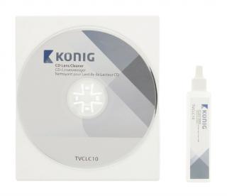 CD disk čistiace s kvapalinou KÖNIG TVCLC10