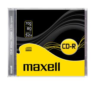 CD-R 700MB MAXELL 52x 1PK JC