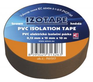 Izolačná páska PVC 15 10m hnedá