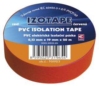 Izolačná páska PVC 19 20m červená