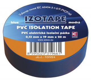 Izolačná páska PVC 19 20m modrá