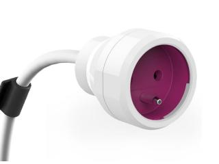 Kábel predlžovací PowerCube POWER EXTENSION 3m fialový