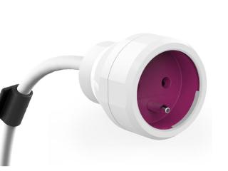 Kábel predlžovací PowerCube POWER EXTENSION 5m fialový