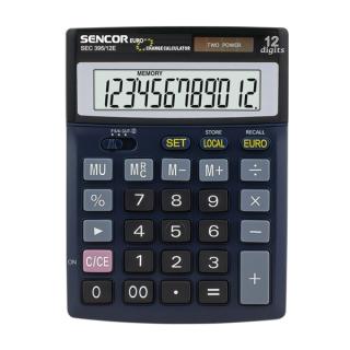 Kalkulátor stolný Sencor SEC 395 DUAL (EURO)