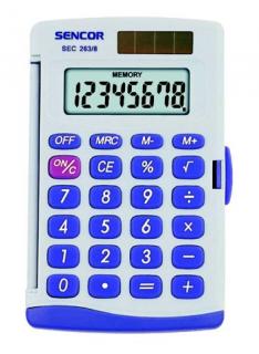 Kalkulátor vreckový SENCOR SEC 263 8 DUAL