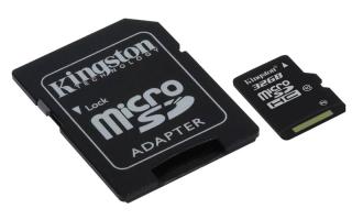 Karta pamäťová KINGSTON Micro SDHC 32GB Class 10 plus ...