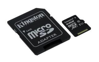 Karta pamäťová KINGSTON Micro SDXC 64GB Class 10 + ...