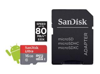 Karta pamäťová SANDISK Micro SDHC 16GB Class 10 + ...
