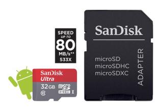 Karta pamäťová SANDISK Micro SDHC 32GB Class 10 + ...