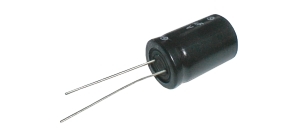 Kondenzátor elektrolytický 10M 400V 18x36-5 105° rad.C