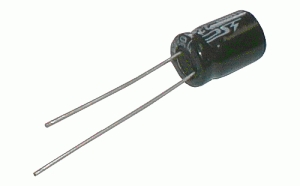 Kondenzátor elektrolytický 1M 400V 8x12-3.5 rad.C
