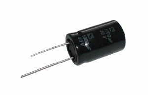 Kondenzátor elektrolytický 4G7 16V 13x25mm rad.C