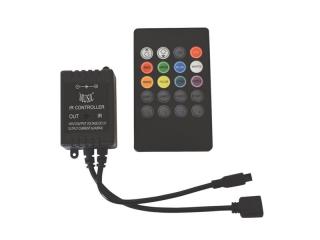 LED ovladač - RGB music kontroler pre led pásiky