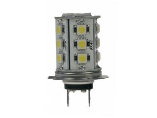 LED žiarovka 12V, H7, 18LED 3SMD