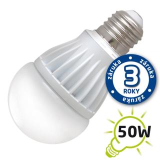 LED žiarovka A60, E27 230V, 7W - biela teplá (záruka 3 ...