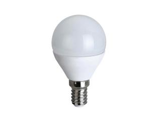 LED žiarovka, miniglobe, 6W, E14, 4000K, 420lm, biele ...