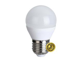 LED žiarovka, miniglobe, 6W, E27, 3000K, 420lm