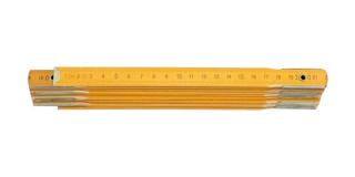 Meter skladací 2m drevený žltý