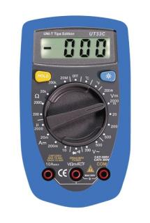 Multimeter UNI-T UT 33C modrý