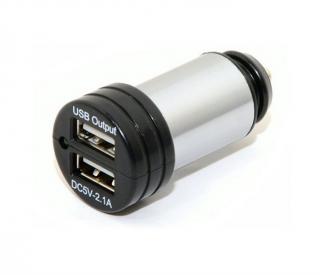 Nabíjačka do auta 12-24V 5V/2100mA E homologizácia, USB