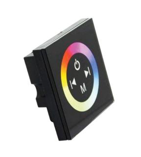 Nástenný dotykový RGB kontrolér pre LED pásiky