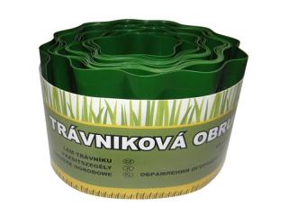 Okraj trávnika 9 m - 10 cm zelený