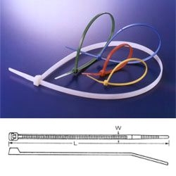 Pásik sťahovací standard 100x2.5mm čierný *