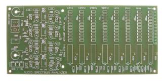 Plošný spoj PT041 Audio spectrum analyzer