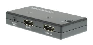 Prepínač 2x HDMI vstup - 1x HDMI výstup VALUELINE ...