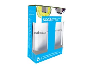 Sodastream fľaša 1l GREY Duo Pack
