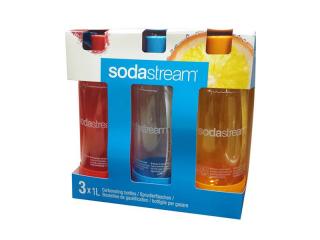 Sodastream fľaša TriPack 1l Orange Red Blue