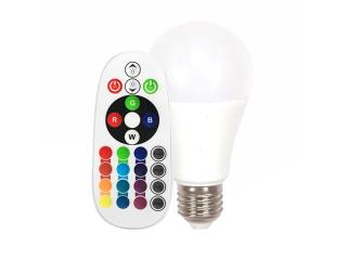Žiarovka LED A60 E27 6W RGB+teplá biela