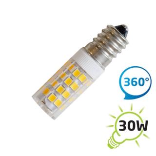 Žiarovka LED E14 230V 3,5W - biela teplá (mini) (DVZLED)