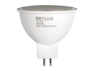 Žiarovka LED GU5 3 spot 7W RETLUX RLL 288 teplá biela