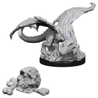 Dungeons &amp; Dragons Nolzur's Marvelous Miniatures - Black Dragon Wyrmling 2-Pack, 4 cm