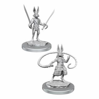 Dungeons &amp; Dragons Nolzur's Marvelous Miniatures - Harengon Rogues 2-Pack, 4 cm
