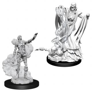 Dungeons &amp; Dragons Nolzur's Marvelous Miniatures - Lich &amp; Mummy Lord 2-Pack, 4 cm