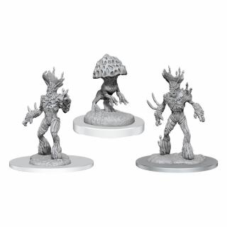 Dungeons &amp; Dragons Nolzur's Marvelous Miniatures - Myconid Sovereign &amp; Sprouts  3-Pack, 2 cm