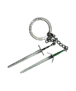 Kľúčenka Witcher 3 (Wild Hunt) Two Swords