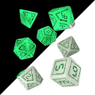 Kocka Set (7) - Digital Glowing Dice Set Challenge the Darkness