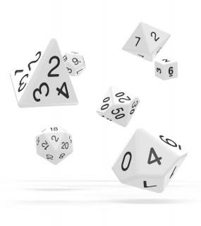 Kocka Set (7) - Oakie Doakie Dice RPG Set Solid - White