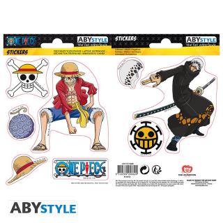 Nálepky One Piece - Luffy &amp; Law