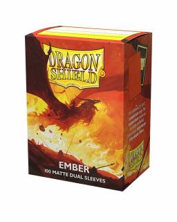 Obal Dragon Shield 100ks DUAL MATTE - Ember