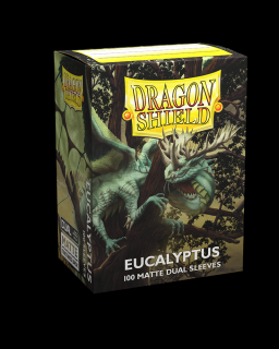 Obal Dragon Shield 100ks DUAL MATTE - Eucalyptus