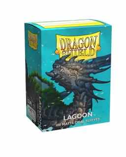 Obal Dragon Shield 100ks DUAL MATTE - Lagoon