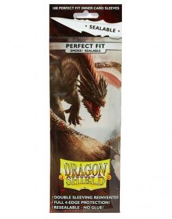 Obal Dragon Shield 100ks - PERFECT FIT Smoke SEALABLE SLEEVES